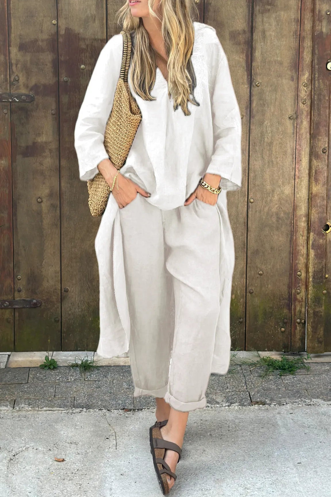 Brielle | Casual Summer Set with Lightweight Top and Matching Bottoms
