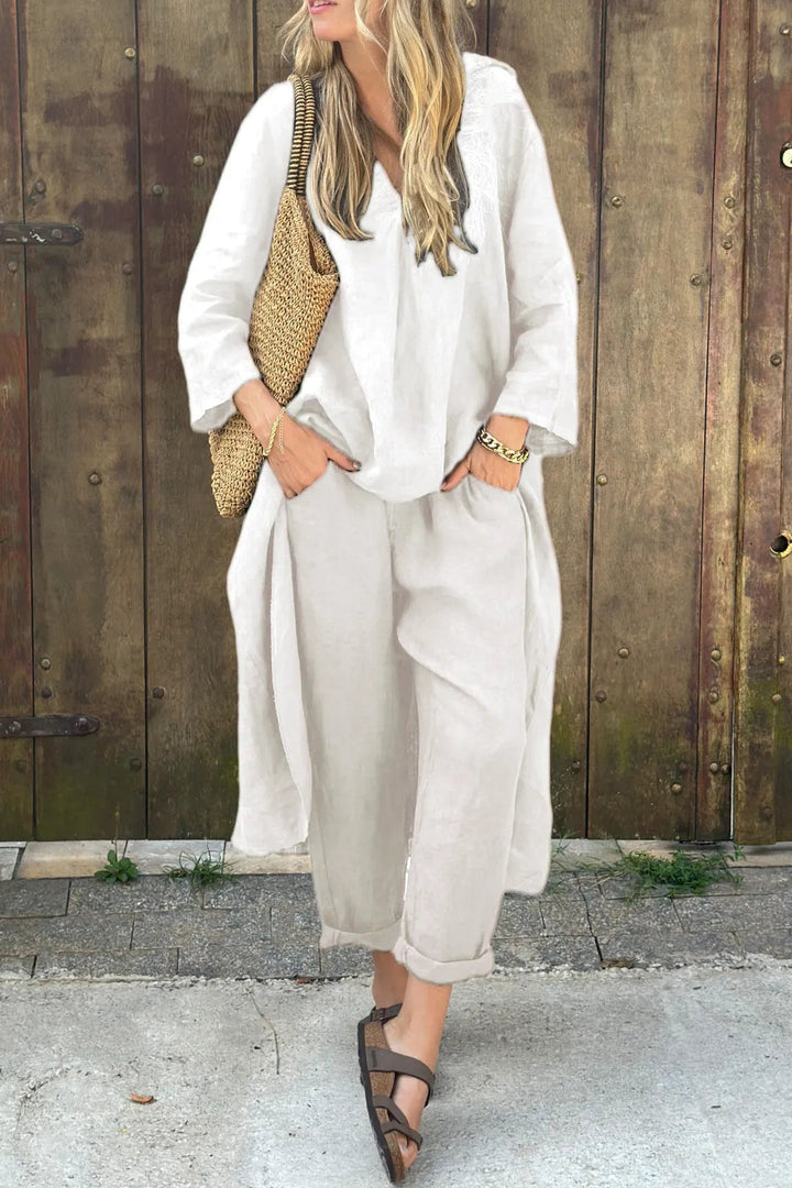 Brielle | Casual Summer Set with Lightweight Top and Matching Bottoms
