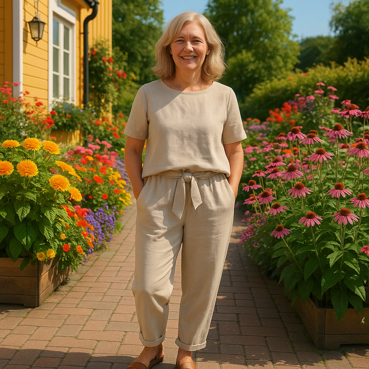 Everly | Summer 2-Piece Set with Lightweight Fabric and Relaxed Fit