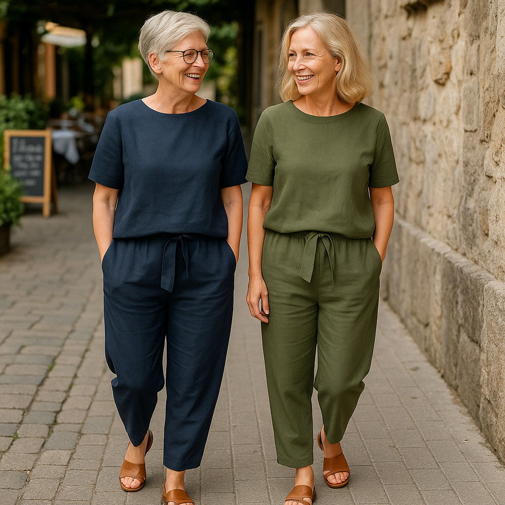 Everly | Summer 2-Piece Set with Lightweight Fabric and Relaxed Fit