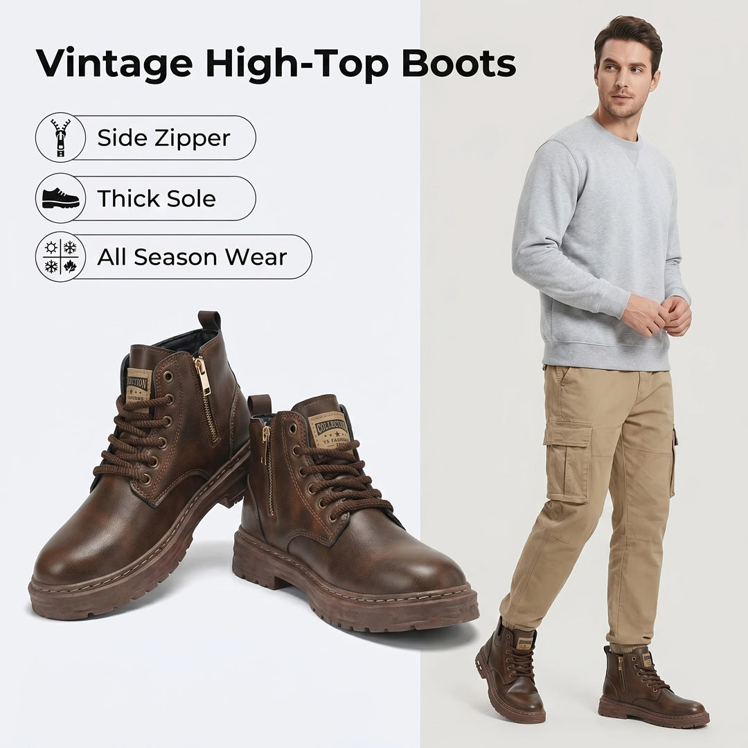 Archer | Robust Lace-Up Ankle Boots
