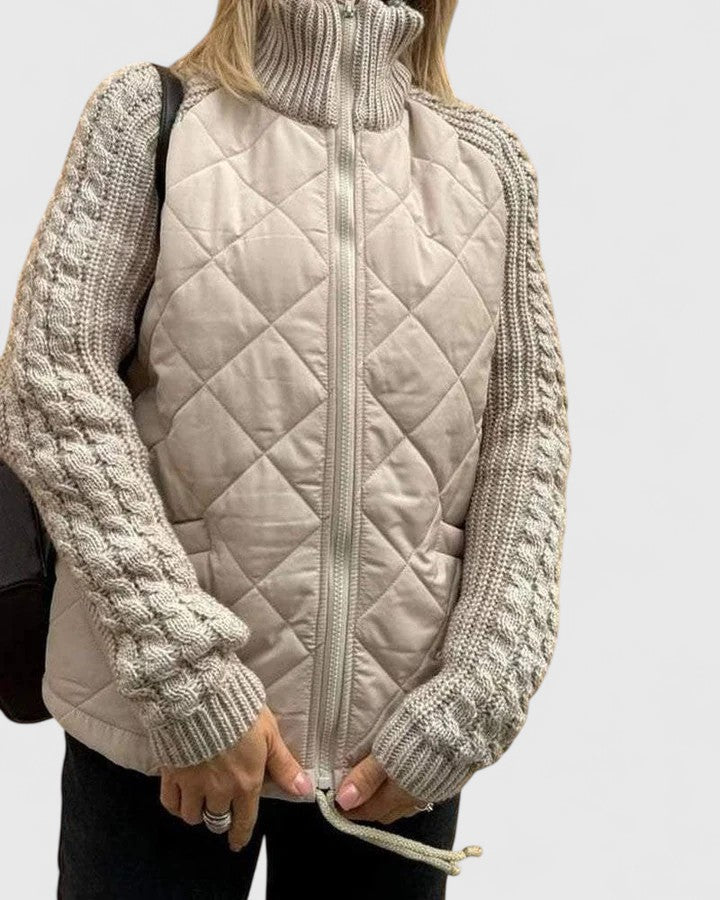 SOPHIA – COZY QUILTED CARDIGAN