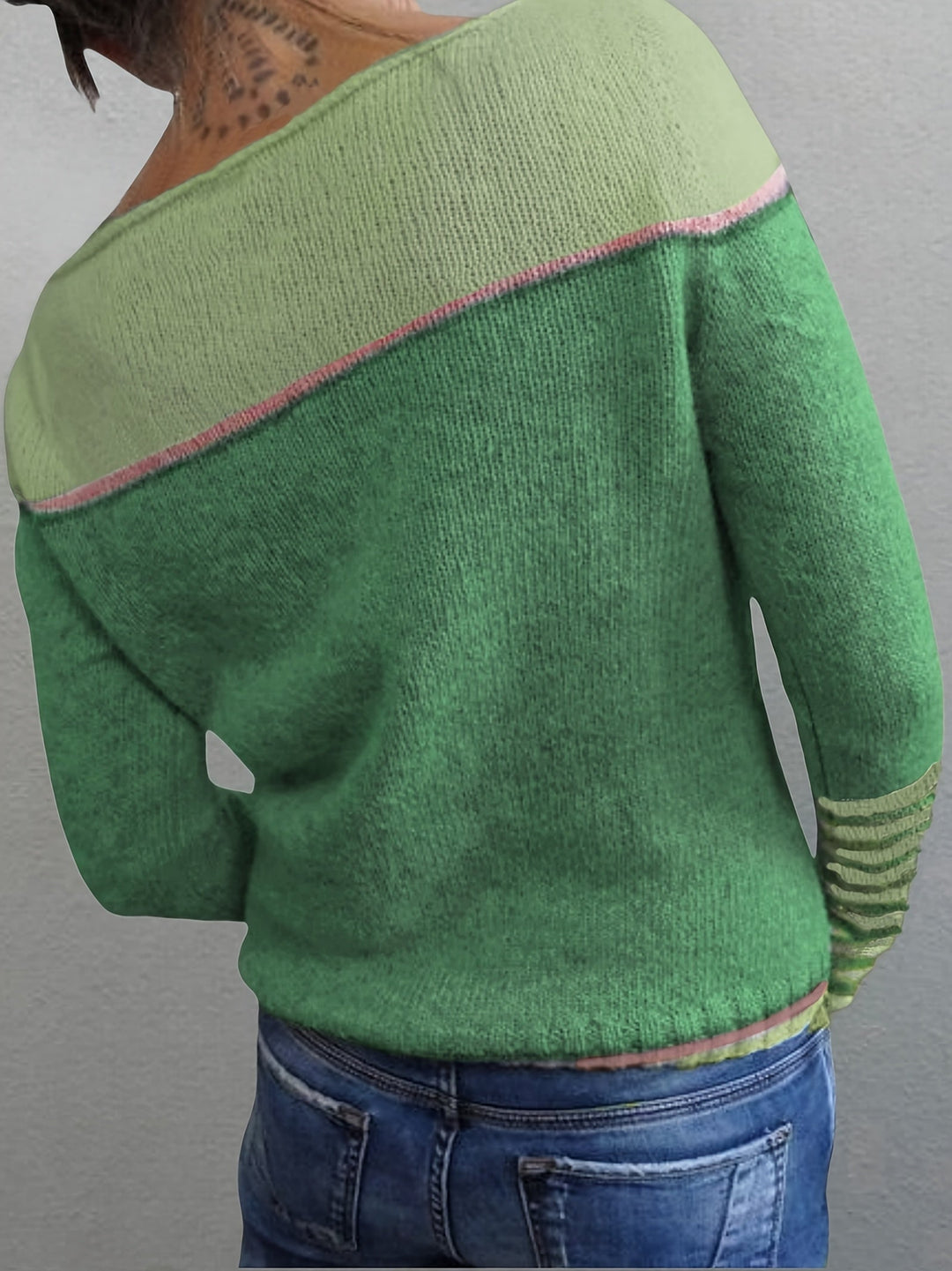 Francesca | Color-Block Bootneck Sweater