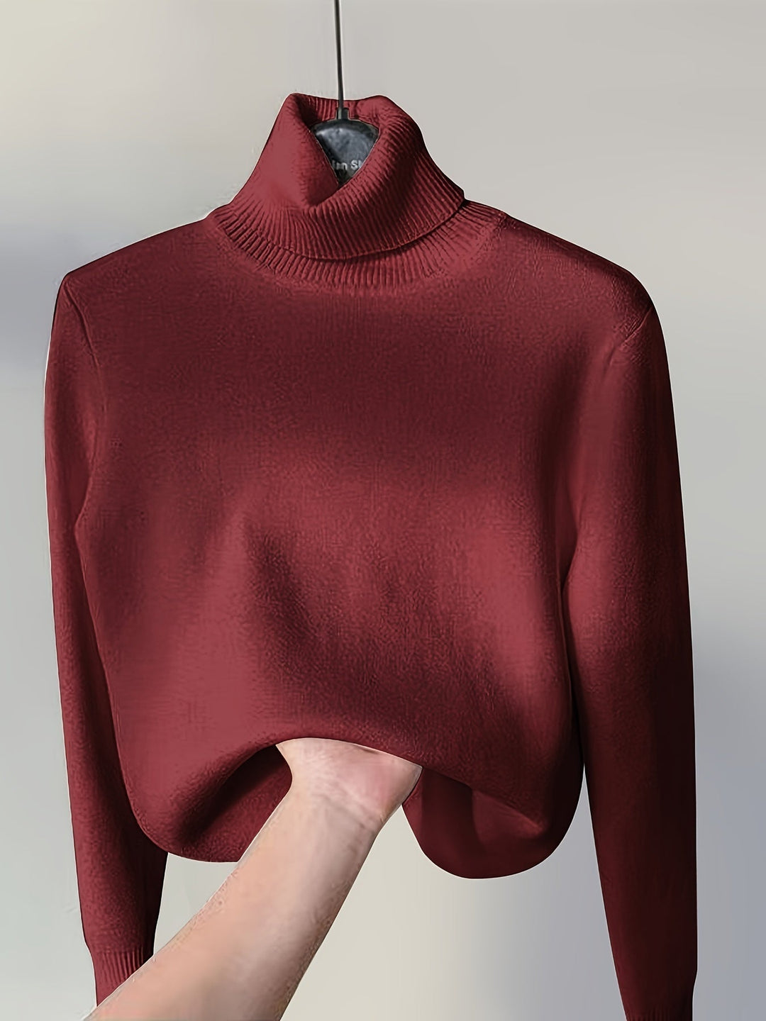Selena | Cozy Lined High Neck Sweater