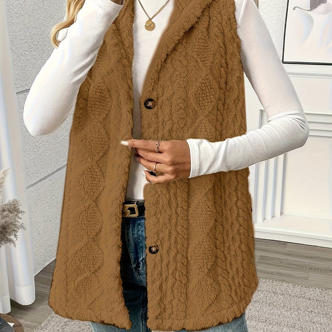 Lorna | Cozy Lined Sleeveless Vest