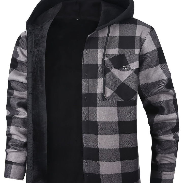Desmond | Quilted Checkered Shirt Jacket