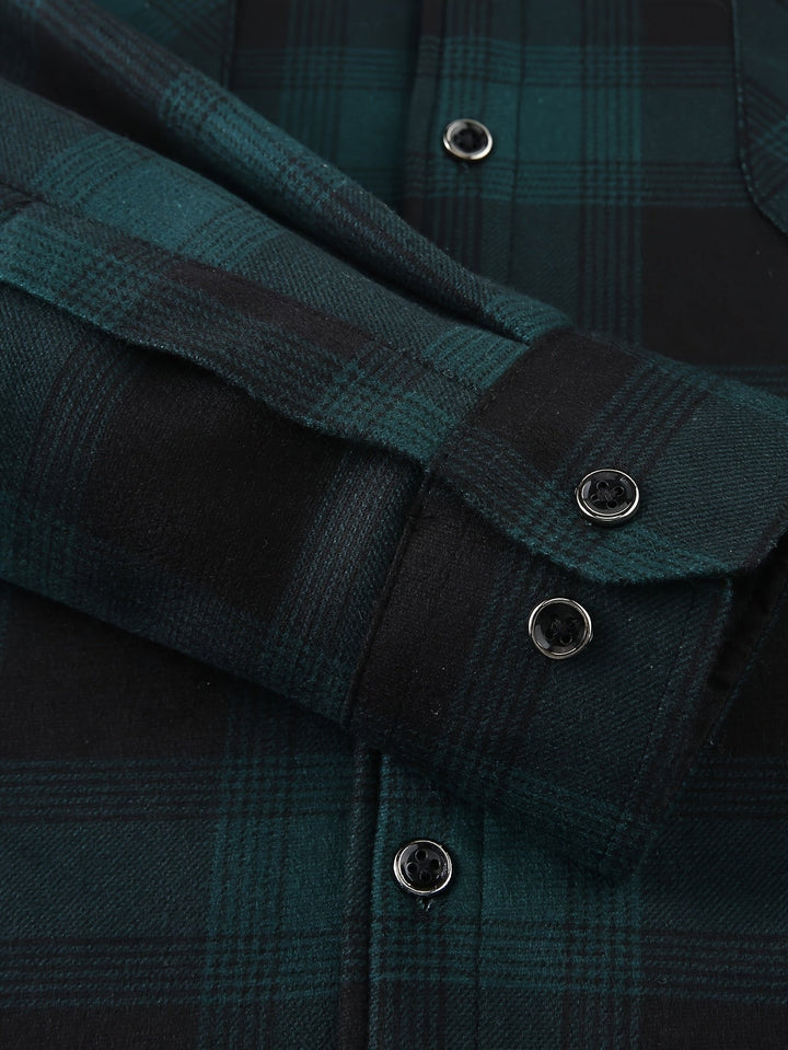 Desmond | Quilted Checkered Shirt Jacket