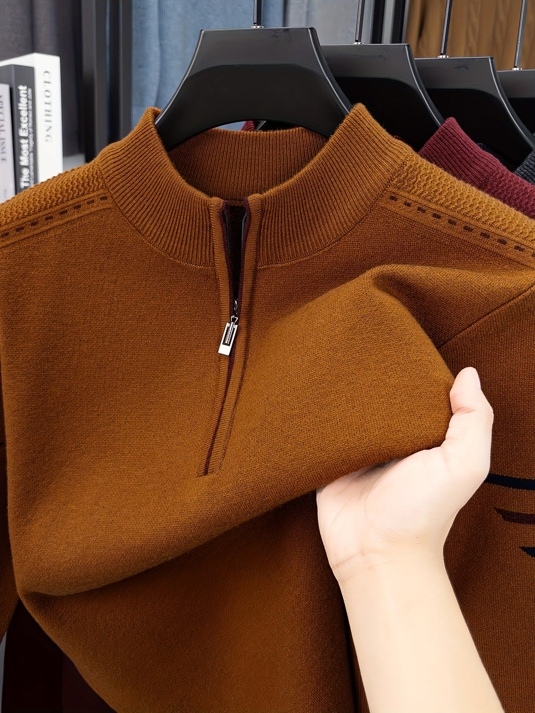 Daniel | Half-Zip Knitted Sweater