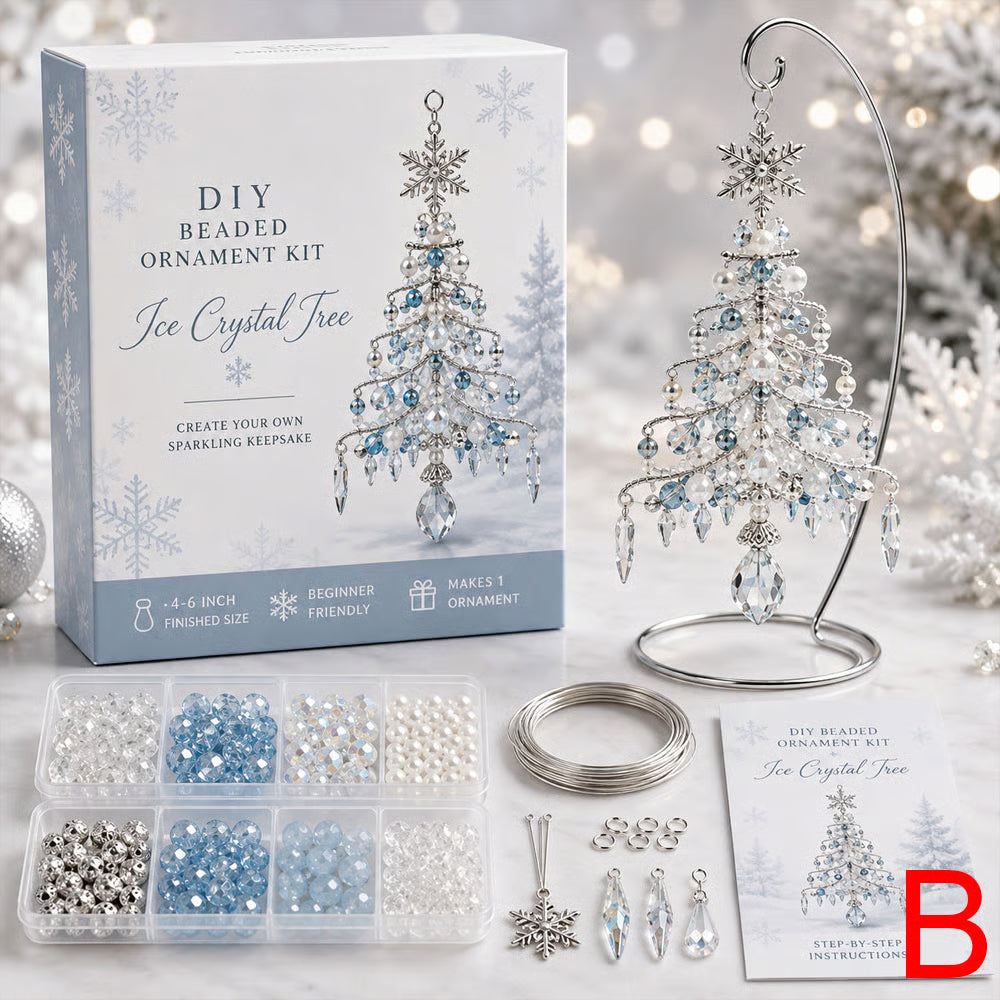 Samantha | Holiday Ornament Set with Tree and Snowflake