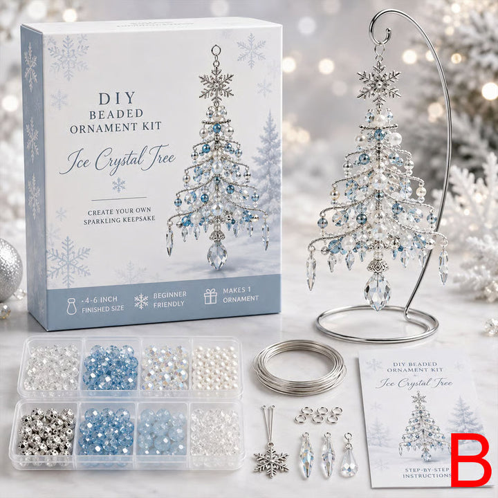 Samantha | Holiday Ornament Set with Tree and Snowflake