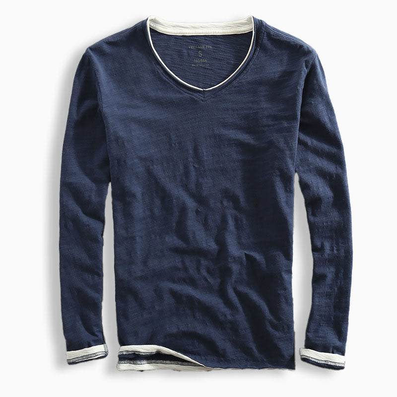 Riku Katoenen Long Sleeve Shirt