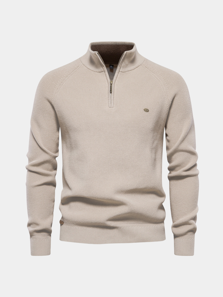 Men's Half-Zip Pullover Sweater