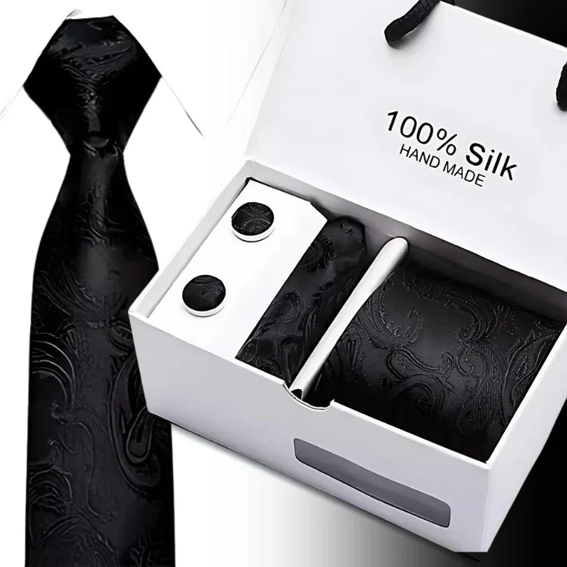 TieBox | Luxe Silk Tie Gift Set for Men