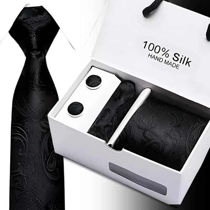 TieBox | Luxe Silk Tie Gift Set for Men