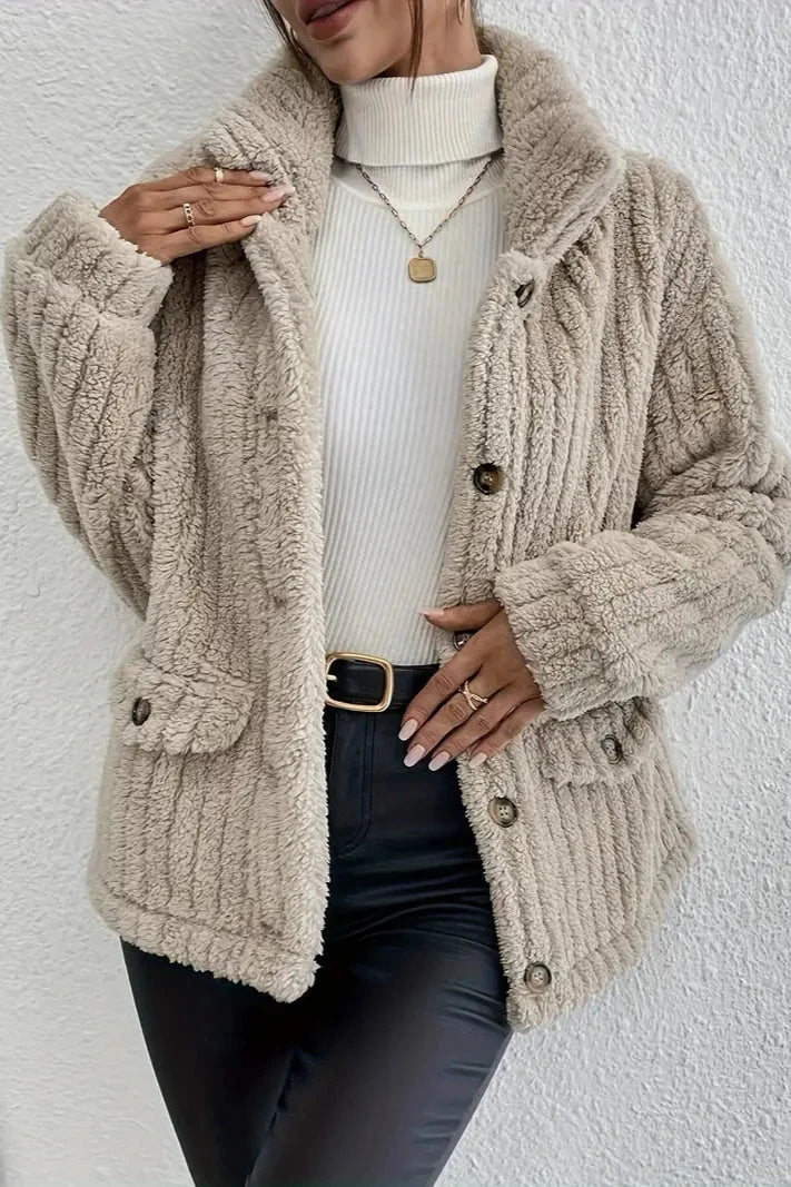 Nova | Reversible Velvet Button Cardigan