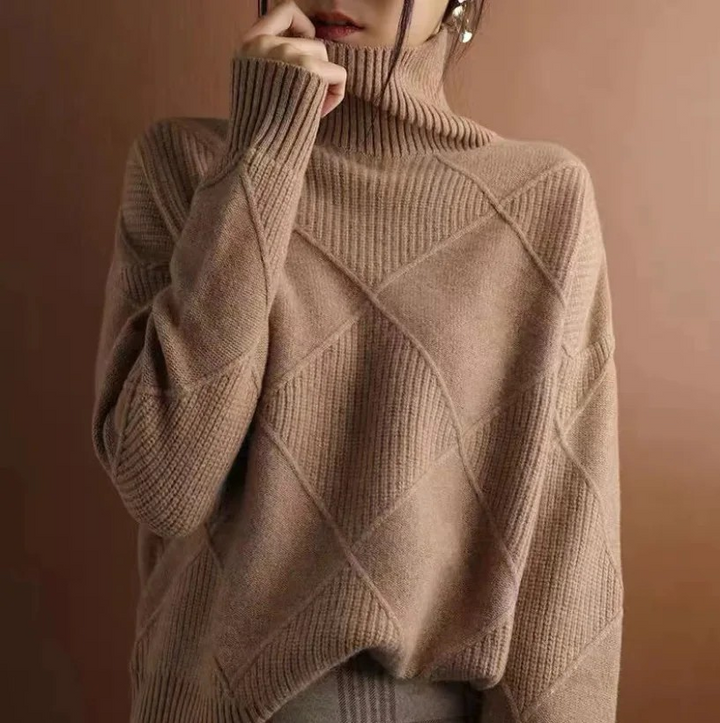 Charlotte – Stylish High-Neck Sweater