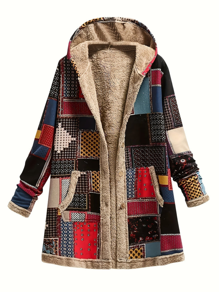 CYBELE – COZY PATCHWORK CAPE