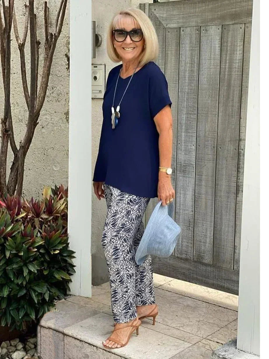 Haven | Lightweight Summer Set with Short Sleeve Top
