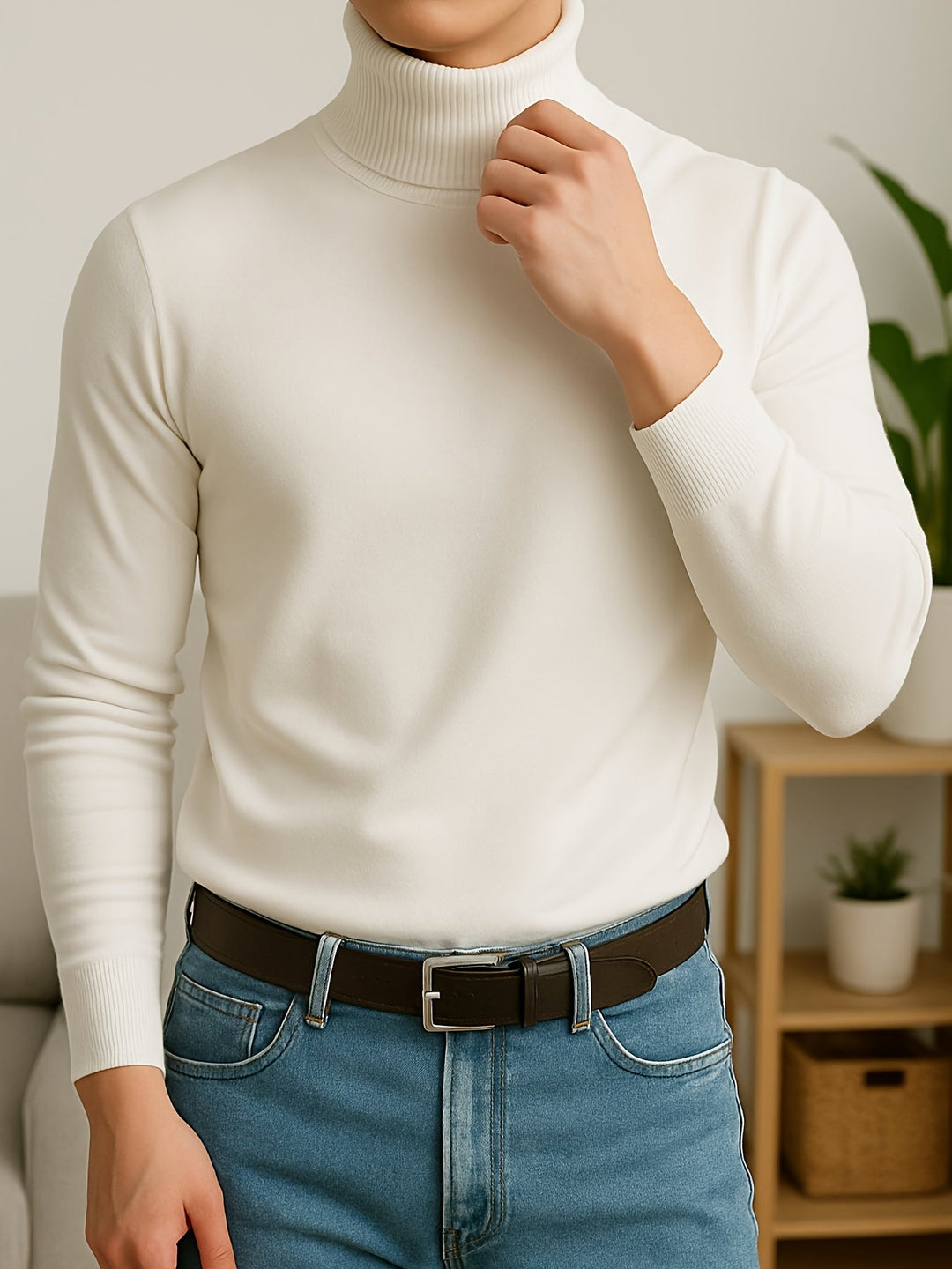 Frederick | Refined High Neck Sweater
