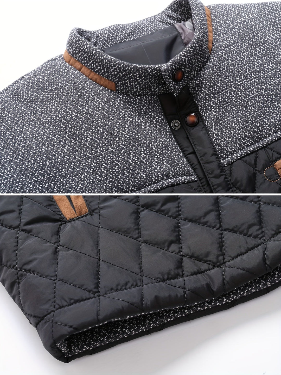 Gideon | Quilted Stand Collar Jacket