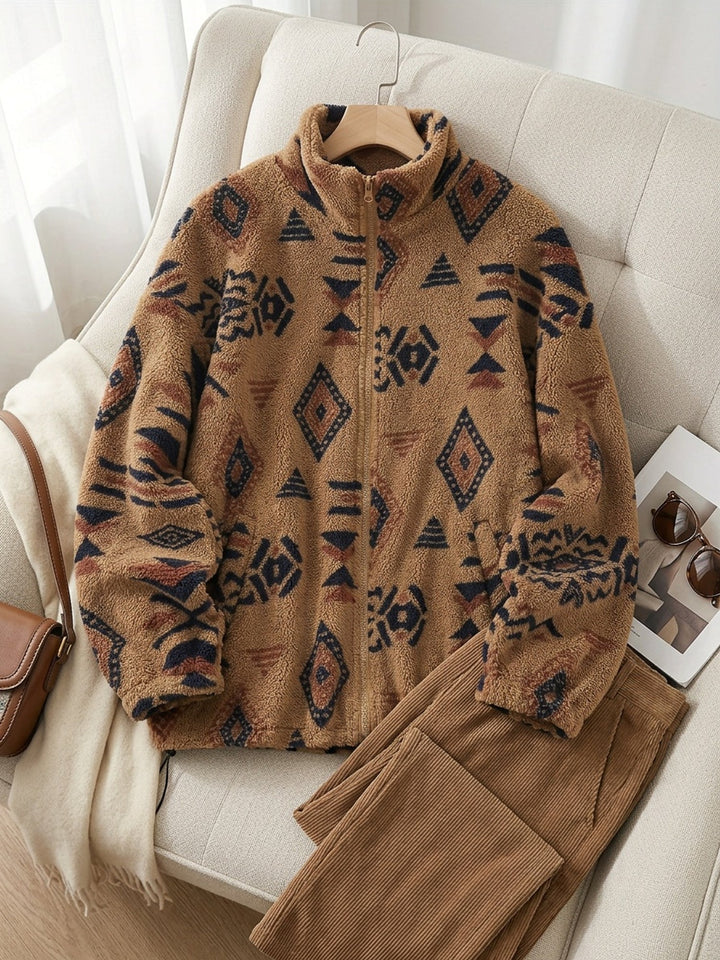 Carmen | Printed Zip-Up Jacket