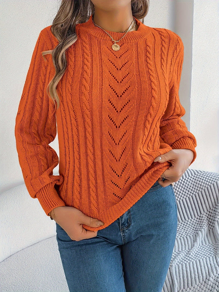 Blythe | Cable Knit Textured Sweater