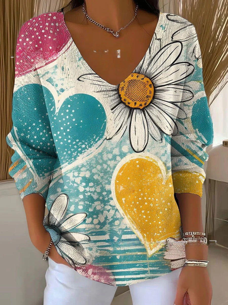 Beatrice – Sweater with V-neck