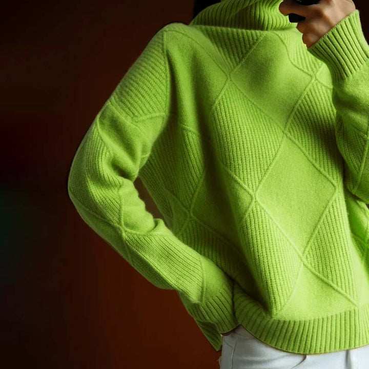 Charlotte – Stylish High-Neck Sweater