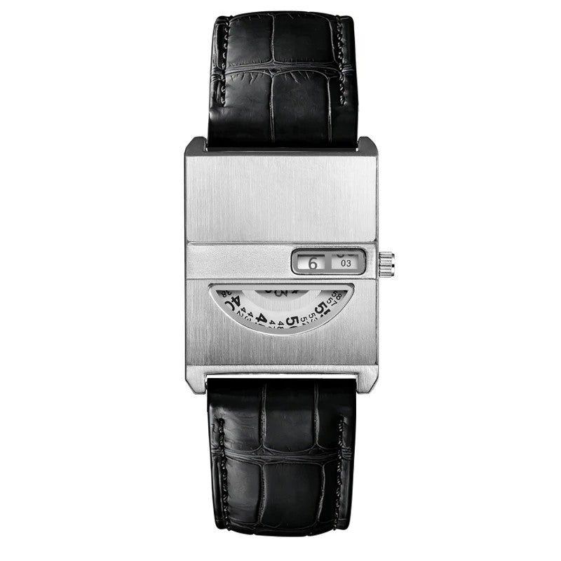 Athena | Men's Watch with Window Display and Bracelet