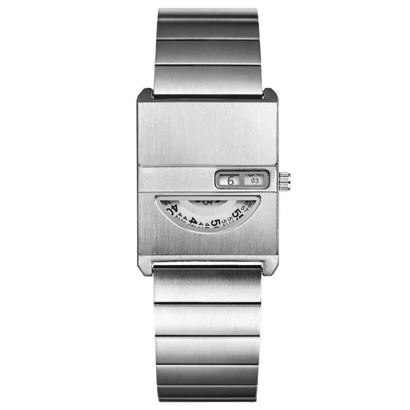 Athena | Men's Watch with Window Display and Bracelet