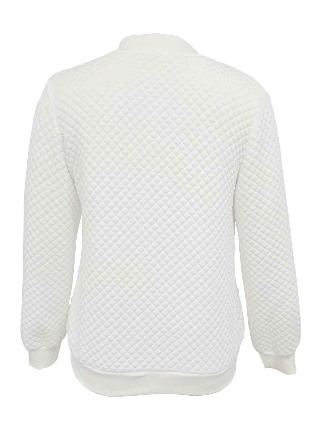 Carolyn | Quilted Texture Baseball Jacket