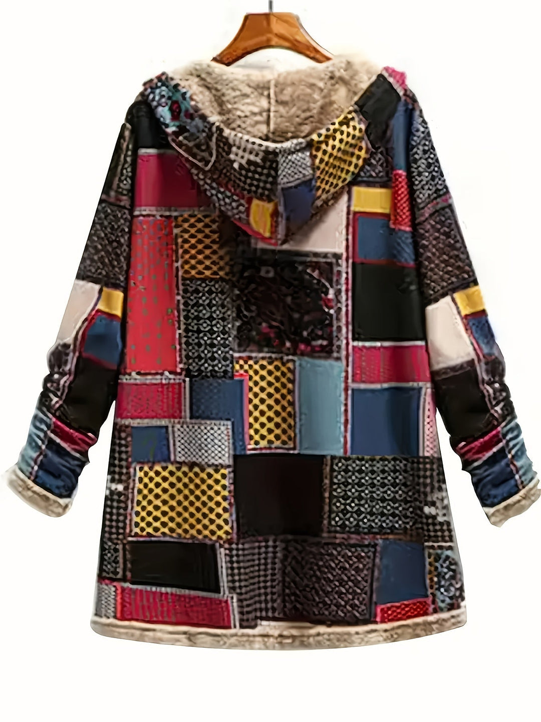 CYBELE – COZY PATCHWORK CAPE