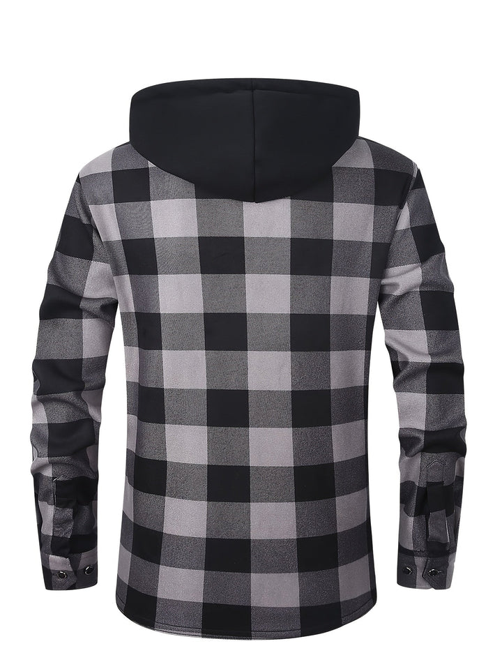 Desmond | Quilted Checkered Shirt Jacket