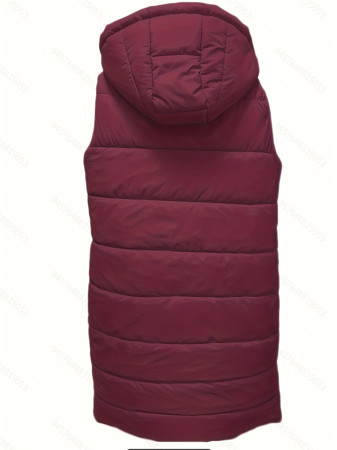 Helen | Long Padded Vest with Hood