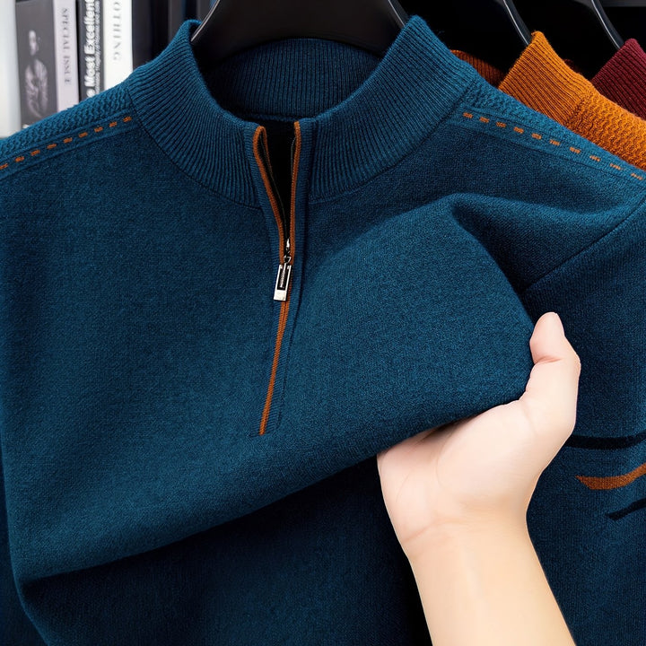 Daniel | Half-Zip Knitted Sweater