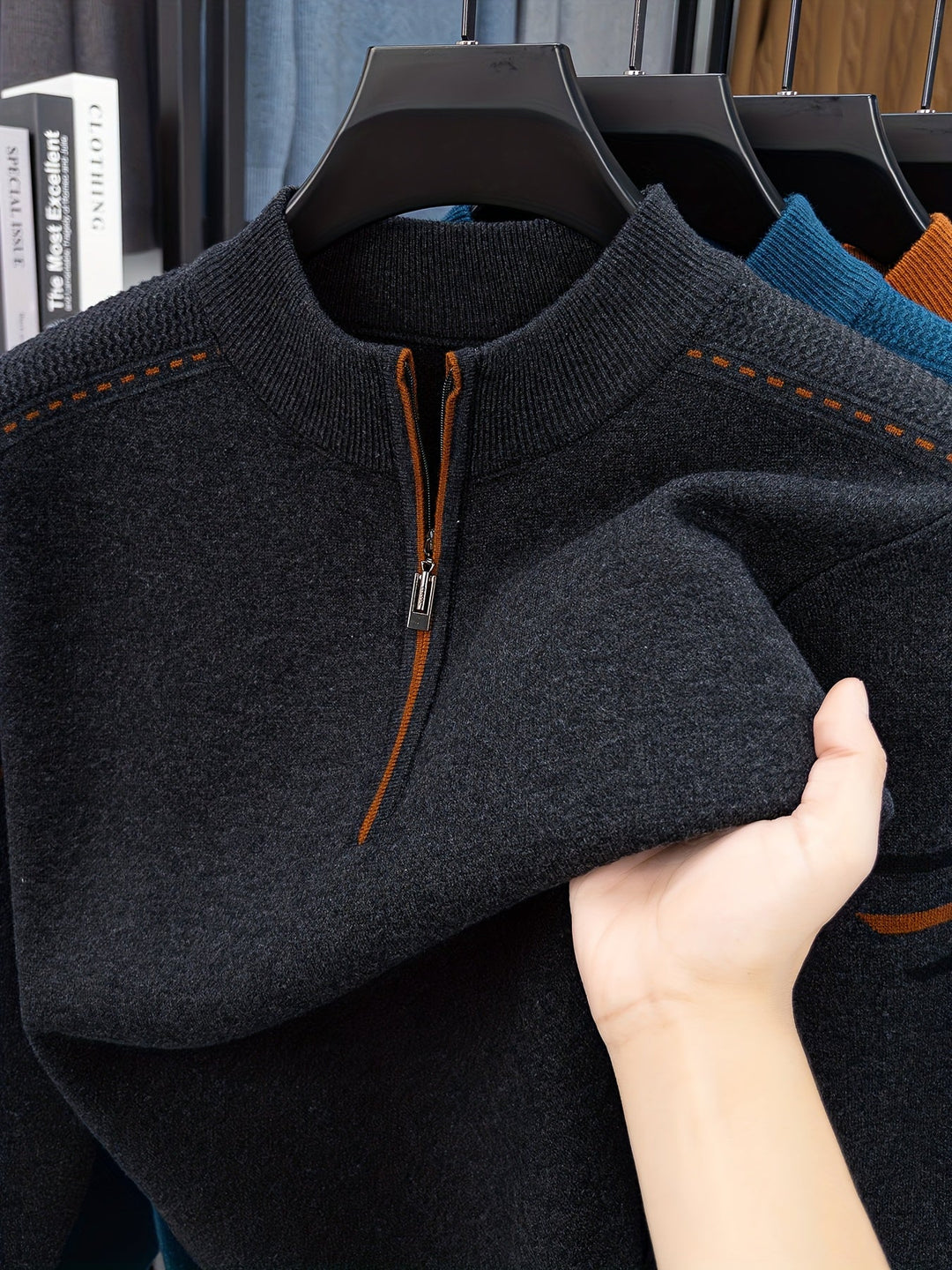 Daniel | Half-Zip Knitted Sweater