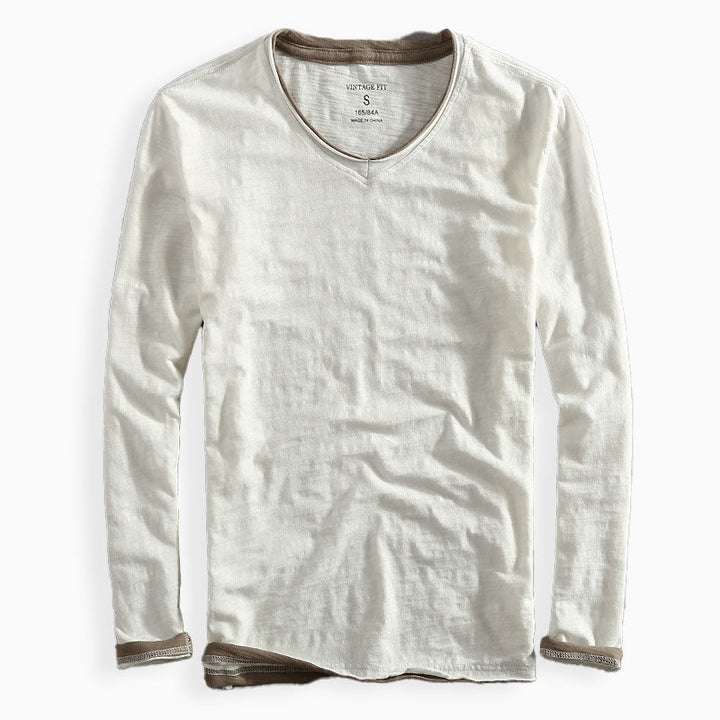 Riku Katoenen Long Sleeve Shirt