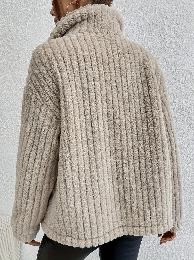 Nova | Reversible Velvet Button Cardigan