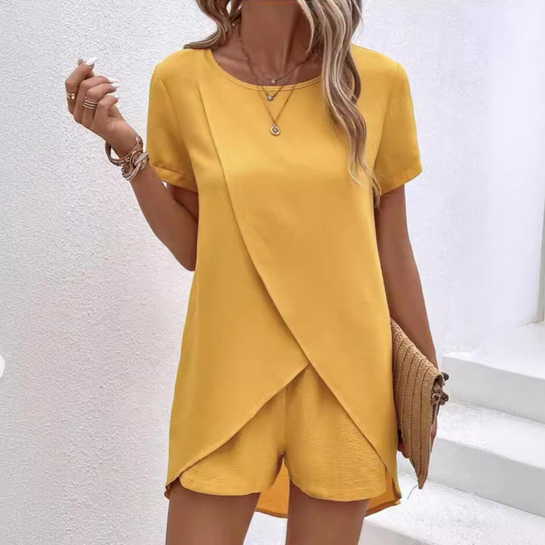 Scarlett |Summer Co-ord Lounge Set with Lightweight Fabric and Relaxed Fit