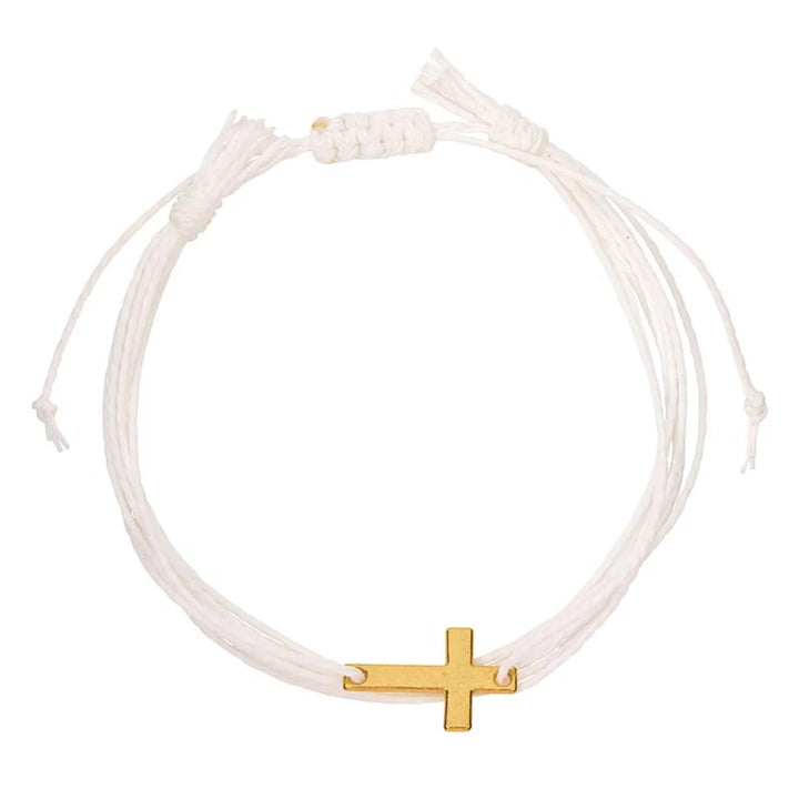 Sarah | Women's Bracelet with Cross and Knots