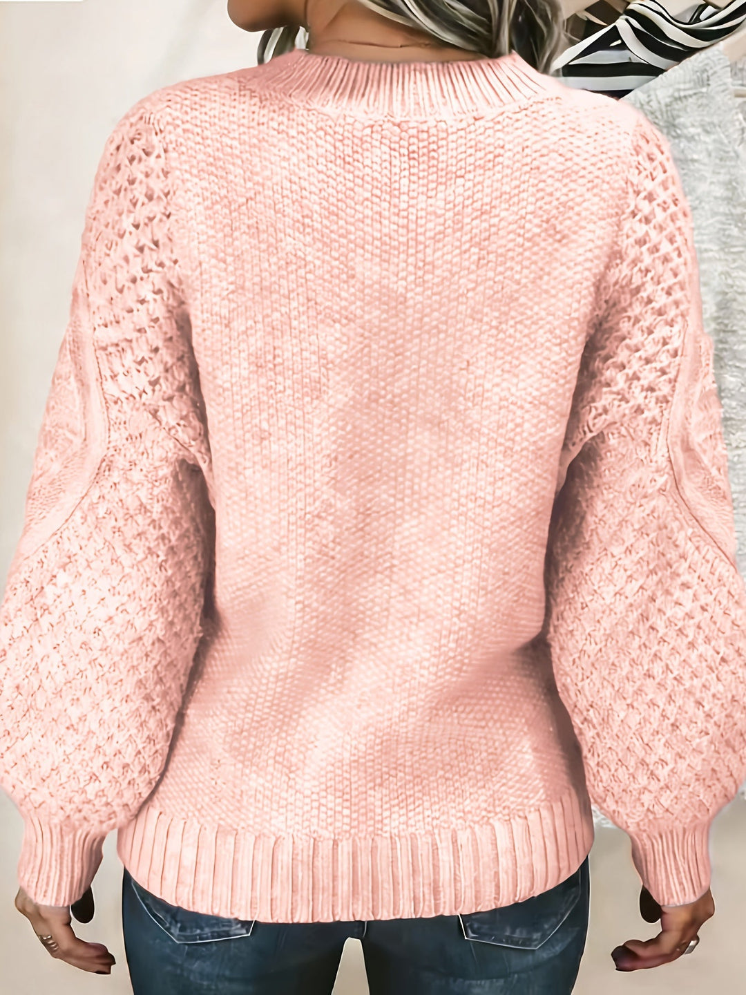 Bonnie | Cozy Lantern Sleeve Sweater