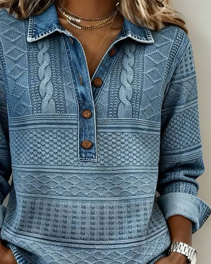 Ladies Cable Knit Sweater