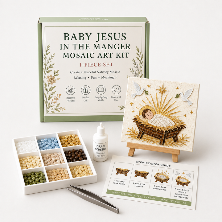 Isabella | Home Decor Plaque with Nativity and Star