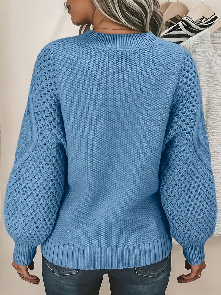 Bonnie | Cozy Lantern Sleeve Sweater