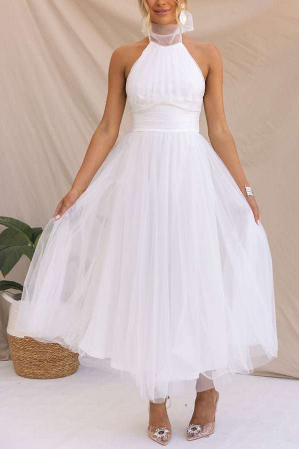 Luxurious Intricately Detailed Silhouette Tulle For Wedding Ceremonial Glam Dress