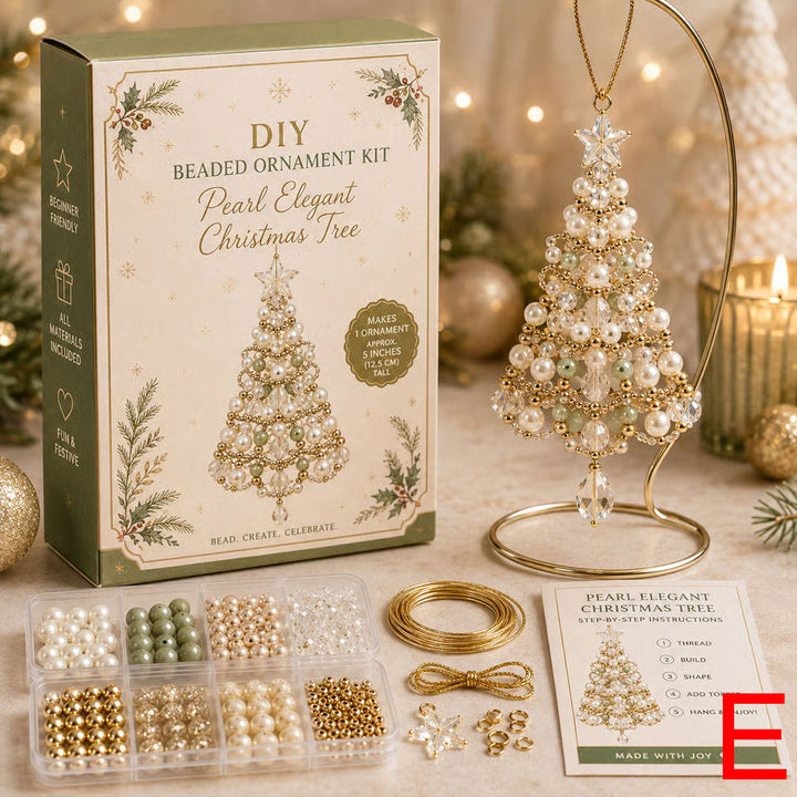 Samantha | Holiday Ornament Set with Tree and Snowflake