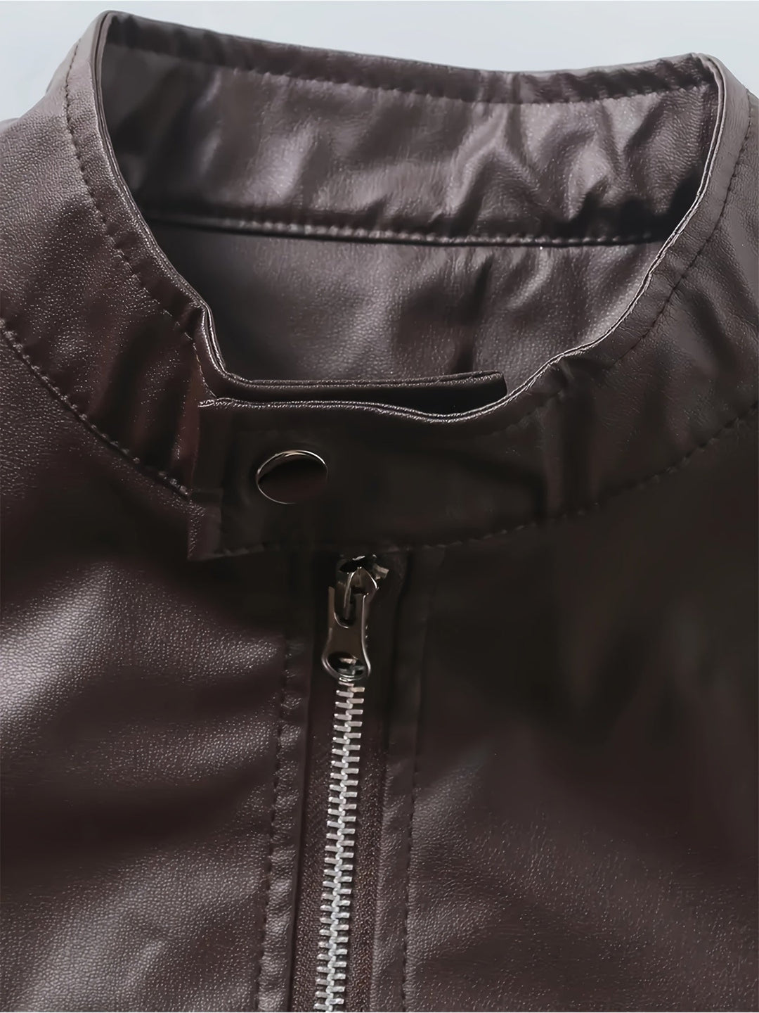 Bryson | Moto Jacket with Stand-Up Collar