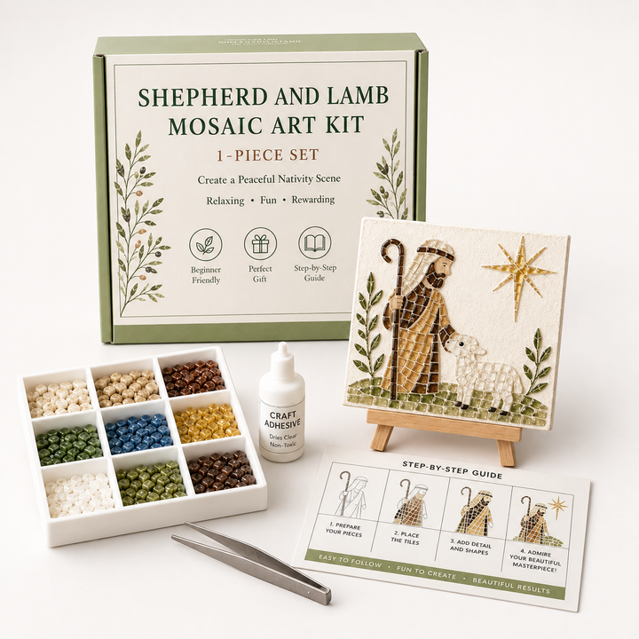 Isabella | Home Decor Plaque with Nativity and Star