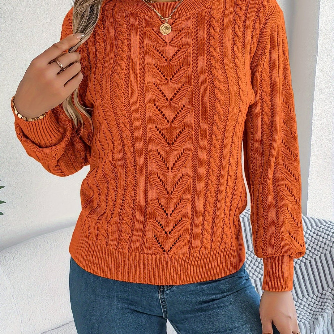 Blythe | Cable Knit Textured Sweater