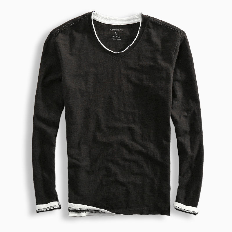 Riku Katoenen Long Sleeve Shirt